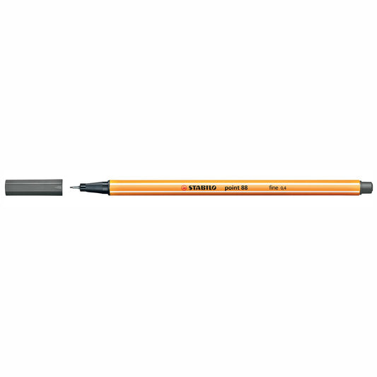 STABILO Fineliner point 88/96 dunkelgrau 0,4mm