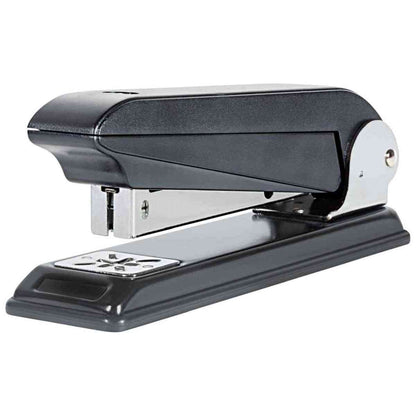 WEDO Heftgerät mit drehbarer Klammereinheit / Broschürenhefter 24/6 bis 25 Blatt schwarz