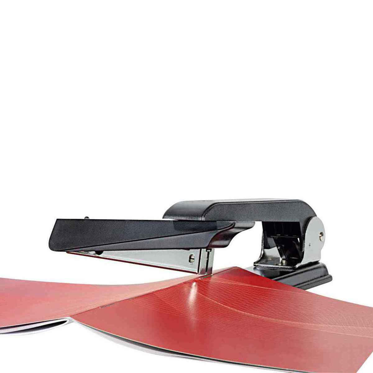 WEDO Heftgerät mit drehbarer Klammereinheit / Broschürenhefter 24/6 bis 25 Blatt schwarz