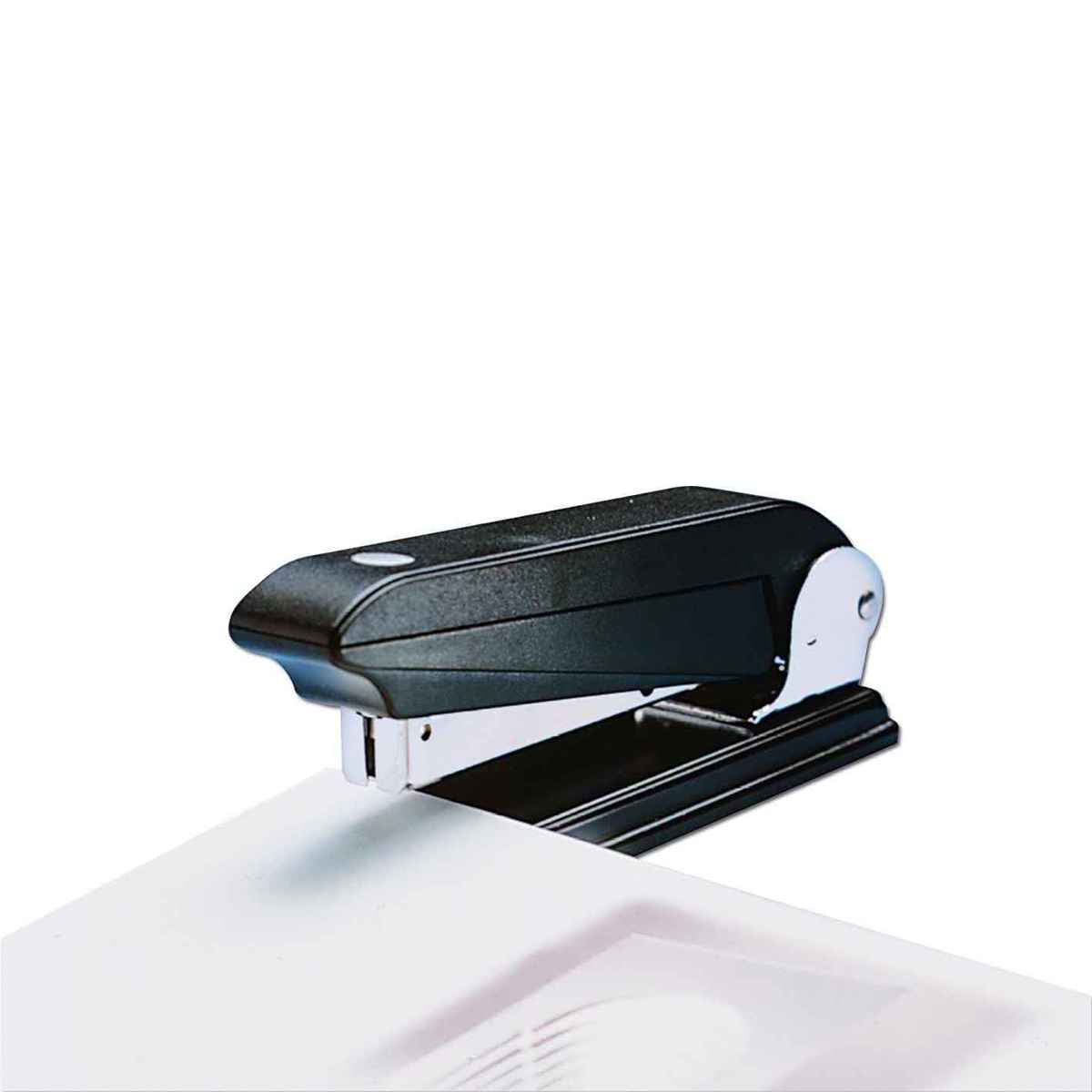 WEDO Heftgerät mit drehbarer Klammereinheit / Broschürenhefter 24/6 bis 25 Blatt schwarz