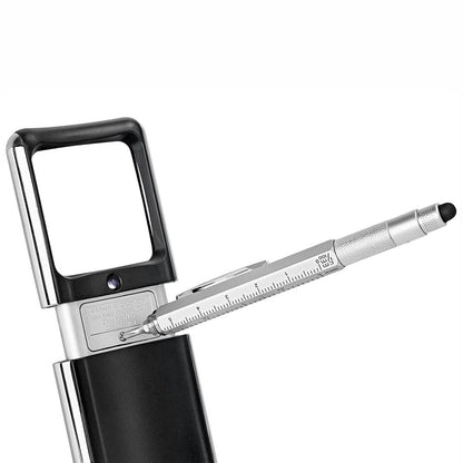 WEDO Touchpen Multi-Tool Mini schwarz oder silber mit cm-Aufdruck