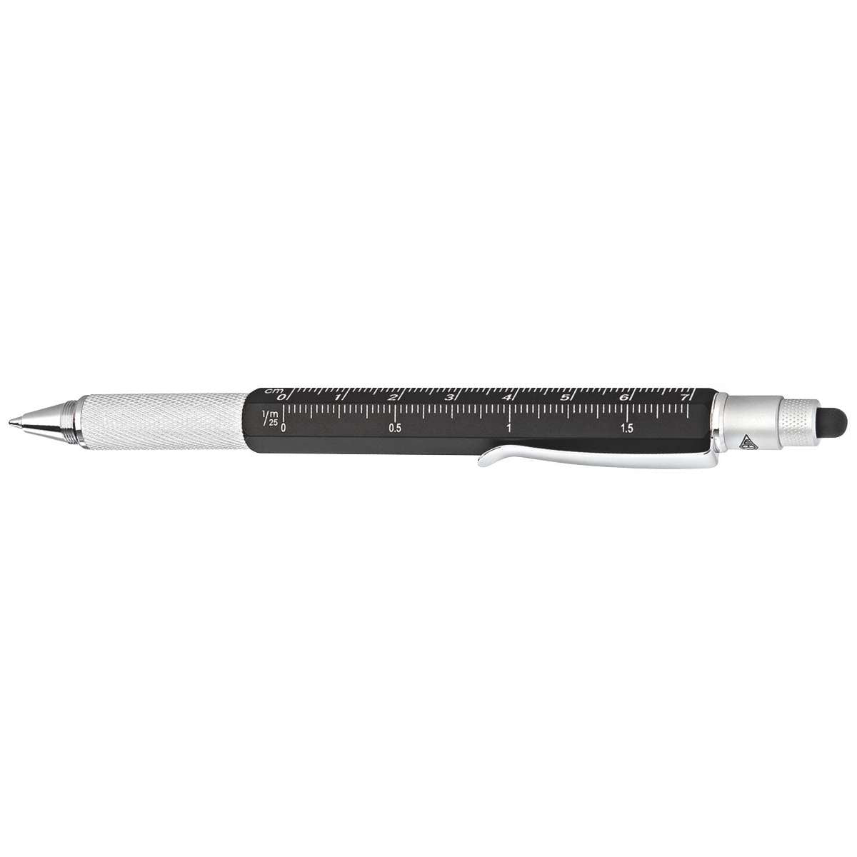 WEDO Touchpen Multi-Tool schwarz oder silber sortiert mit cm Aufdruck