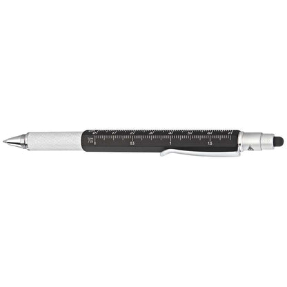 WEDO Touchpen Multi-Tool schwarz oder silber sortiert mit cm Aufdruck