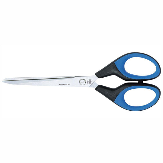 WEDO Schere Edelstahl 9897 18cm / 7" Gummigriff Softcut