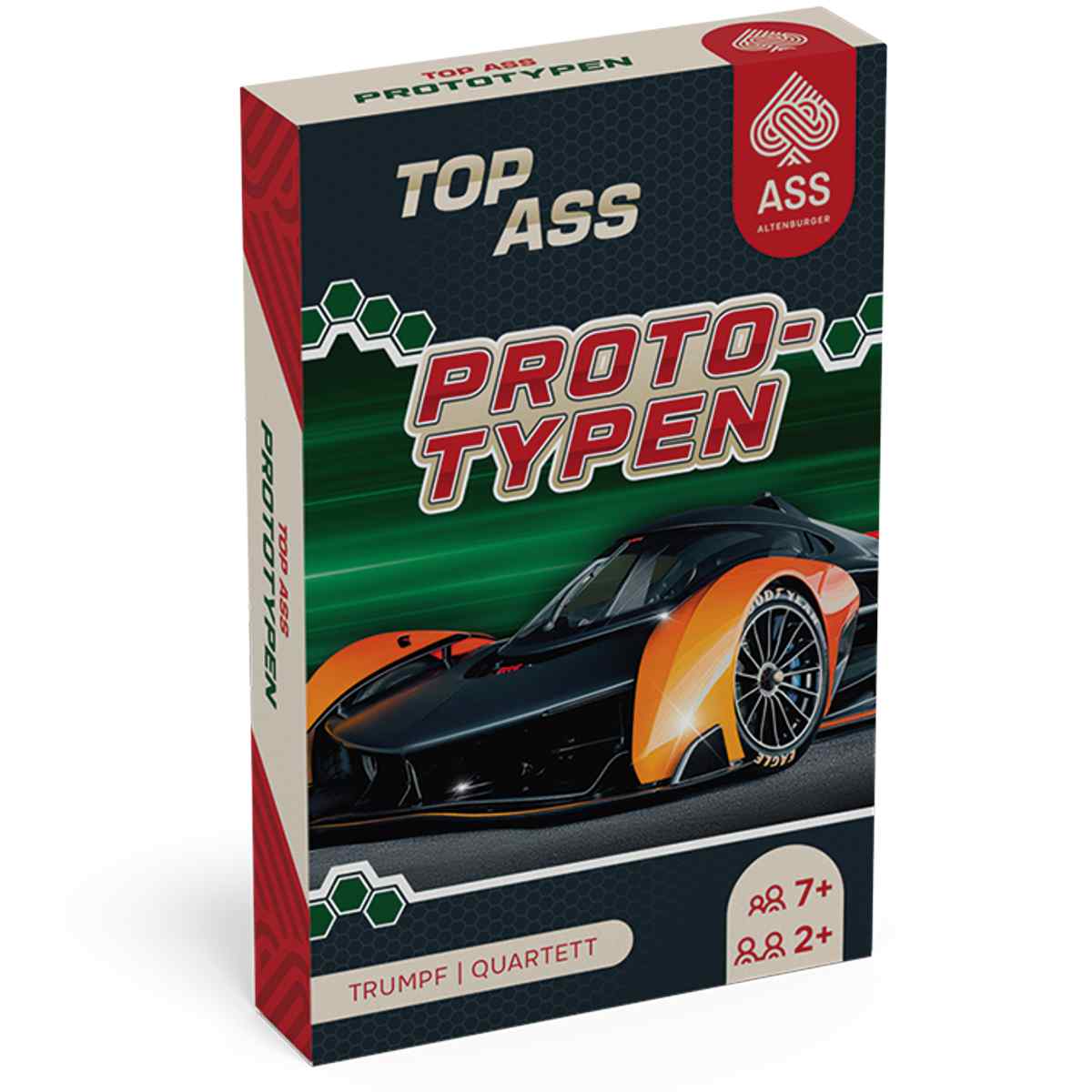 ASS Quartett TOP ASS im Karton Prototypen 59 x 91 mm 35+1 K.
