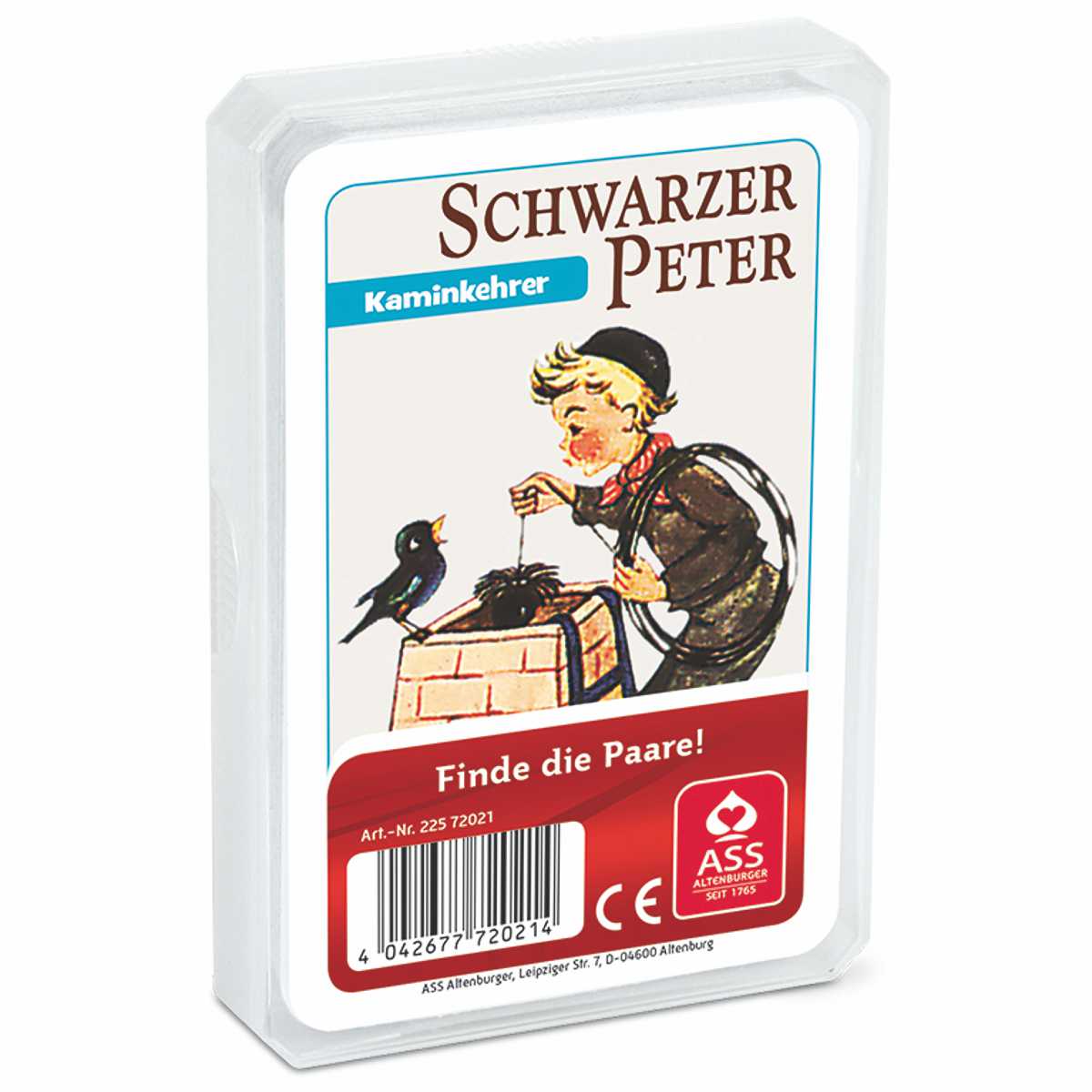 ASS Quartett Schwarzer Peter - Kaminkehrer 59 x 91 mm
