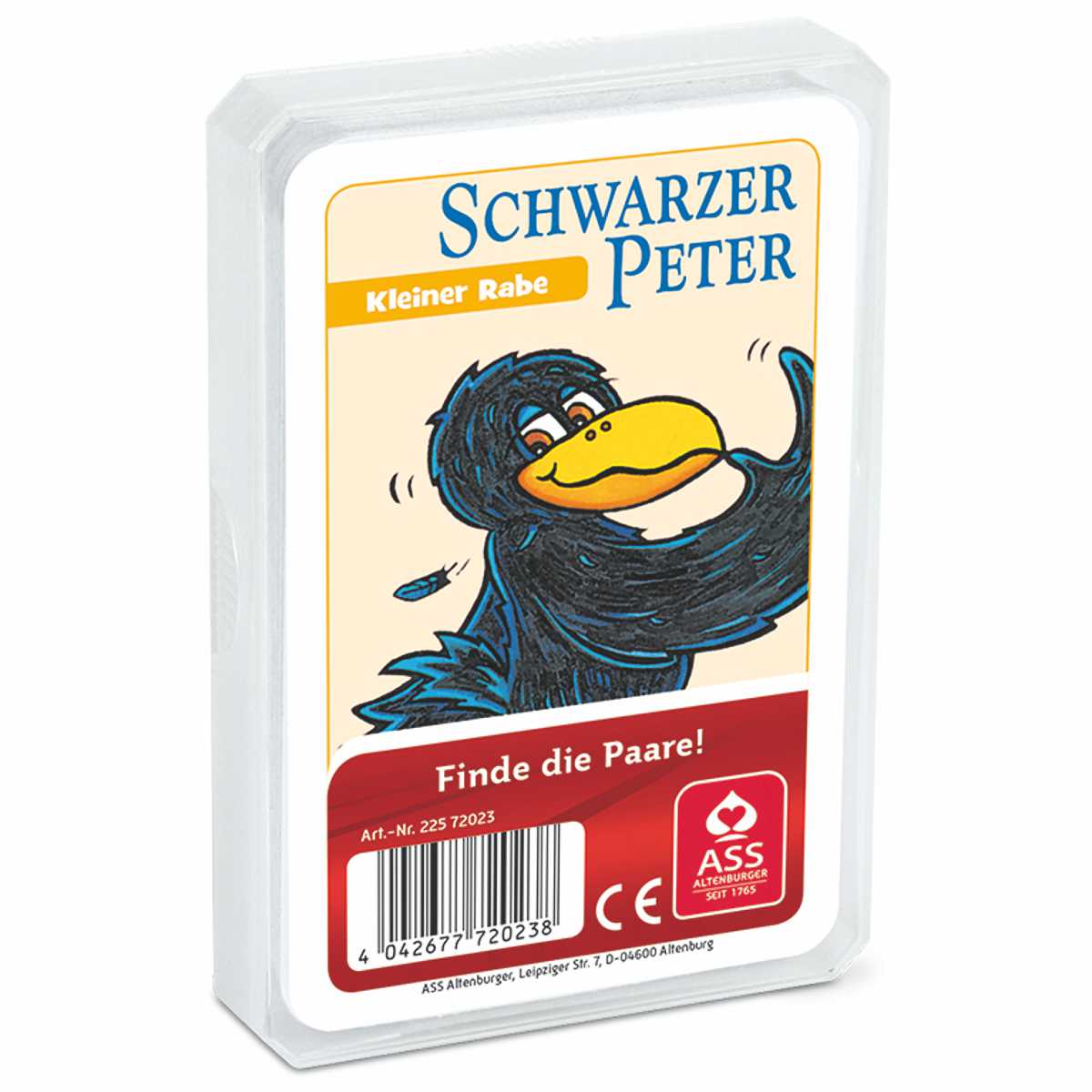 ASS Quartett Schwarzer Peter - Kleiner Rabe 59 x 91 mm
