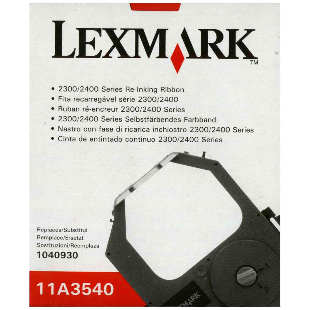 LEXMARK Farbband 11A3510 schwarz für 2300/2400 Series ersetzt IBM 1040930