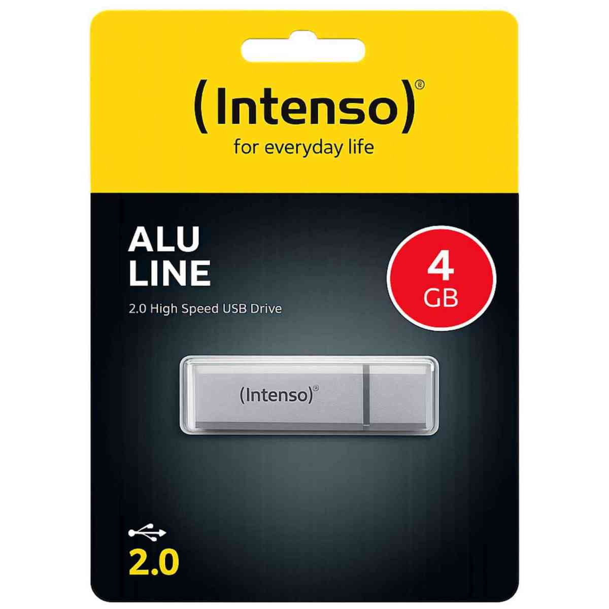 INTENSO USB-Stick 2.0 Alu-Line 3521452 4GB silber