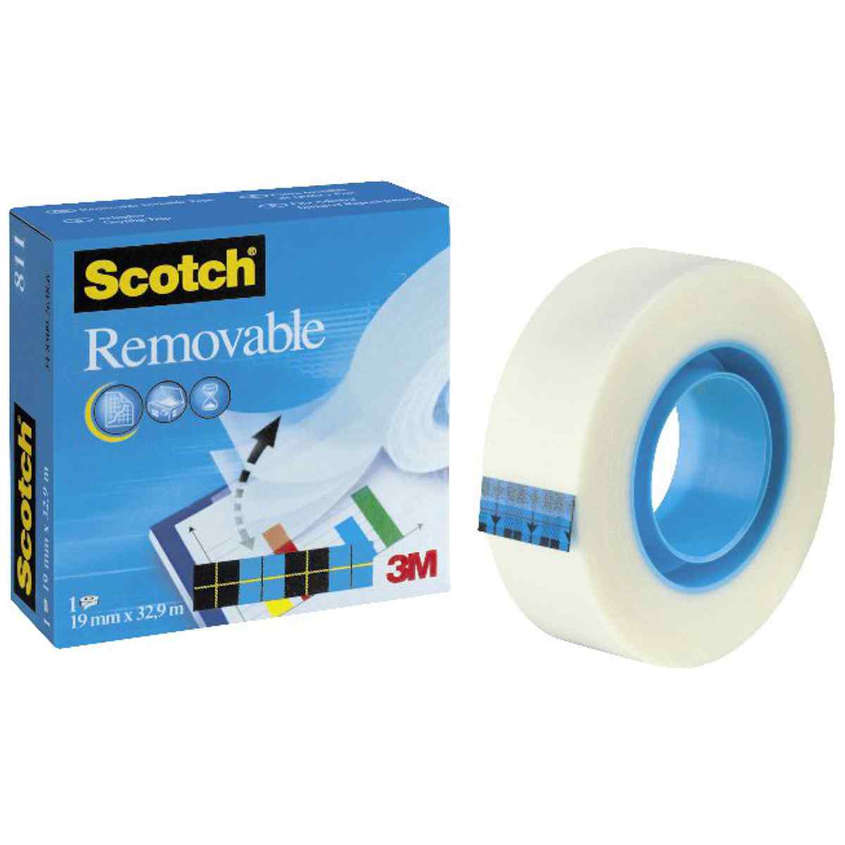 SCOTCH Klebeband 811 11269 19mmx33m ablösbar