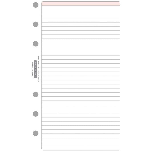 CHRONOPLAN Ersatzeinlage Midi liniert 25 Blatt 96x172 mm