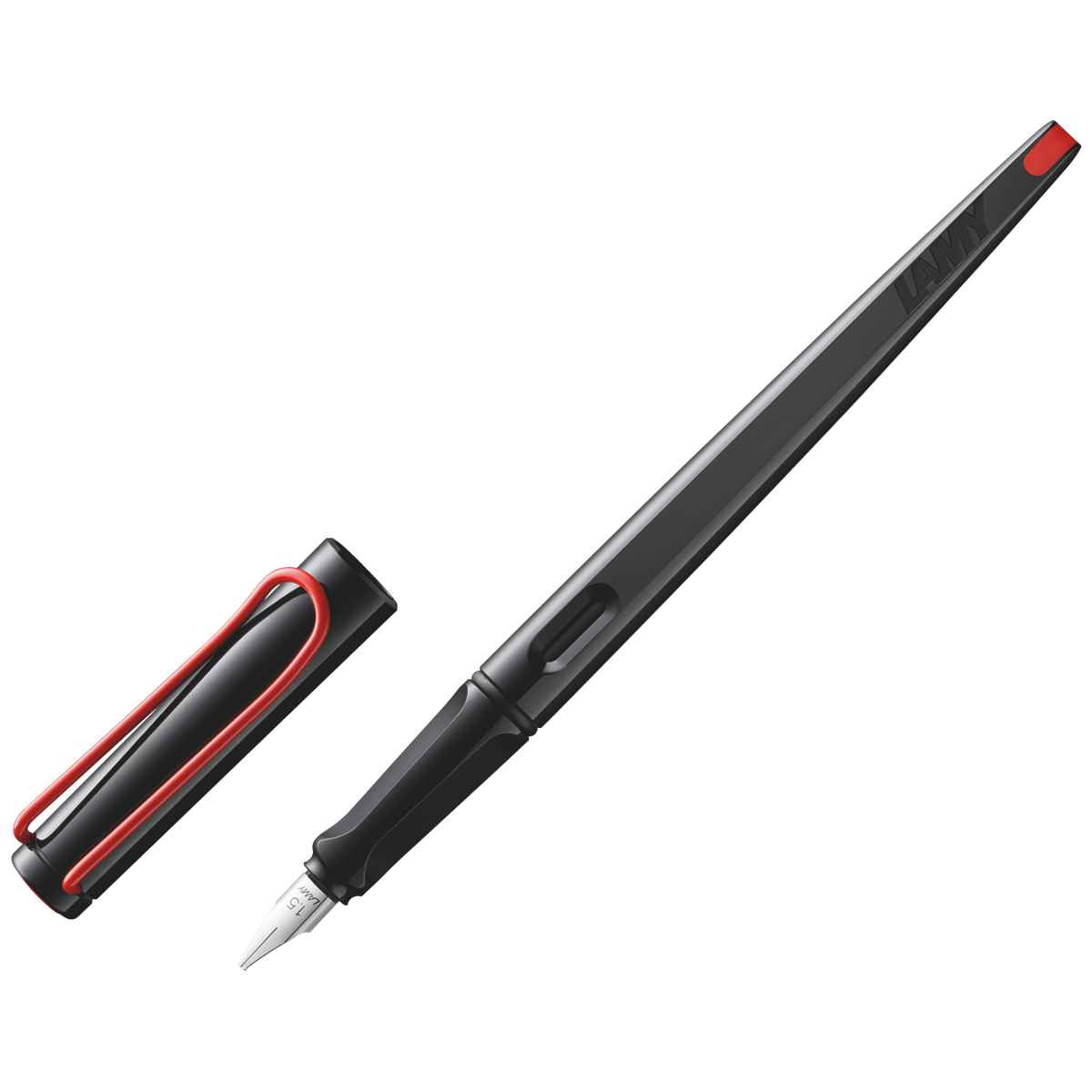 LAMY Füllhalter joy Set 015 1,1mm 1,5mm 1,9mm schwarz hochglänzend mit Patronen