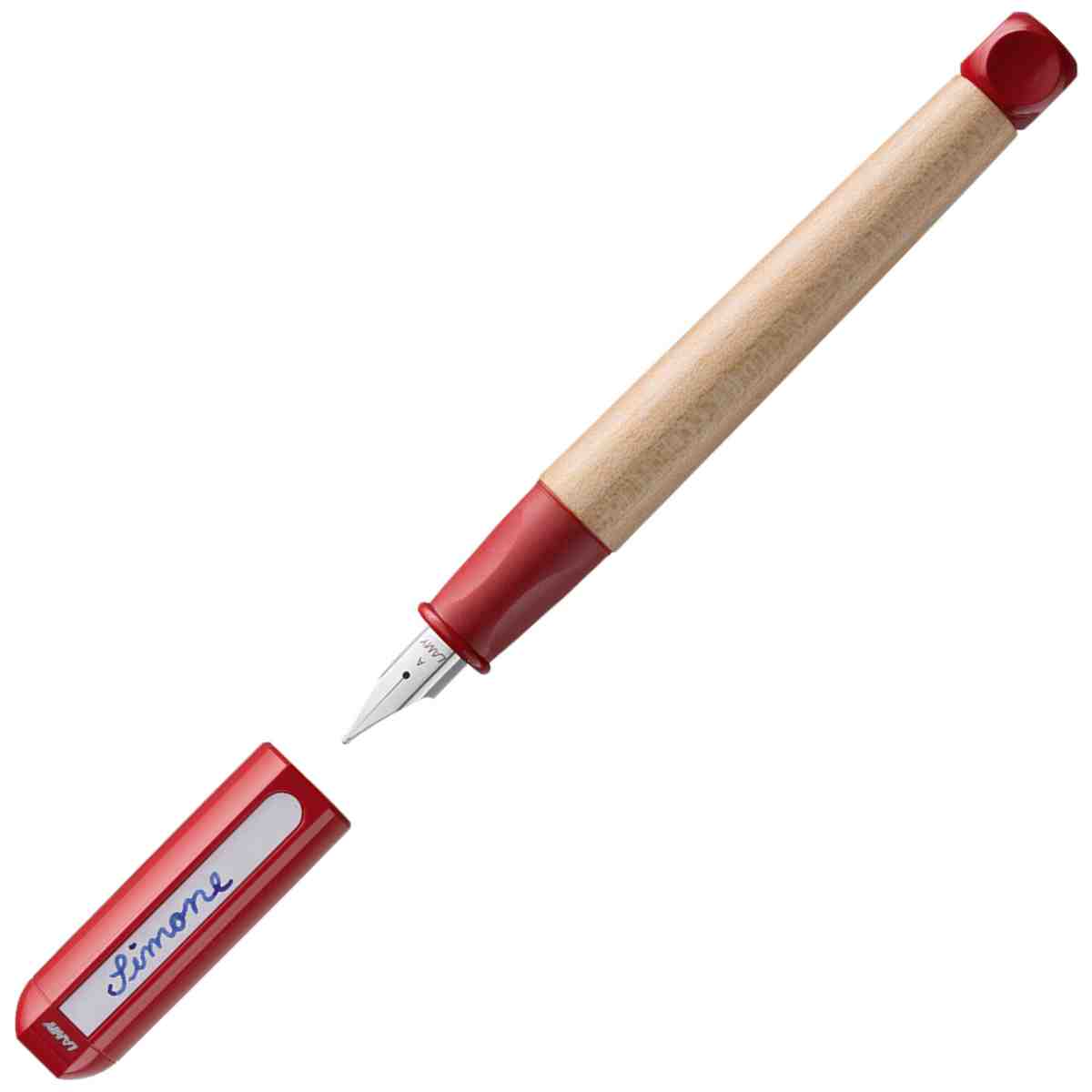 LAMY Füllhalter abc 010 LH Holz natur / rot
