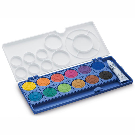 LAMY Deckfarbkasten aquaplus 12 Farben blau