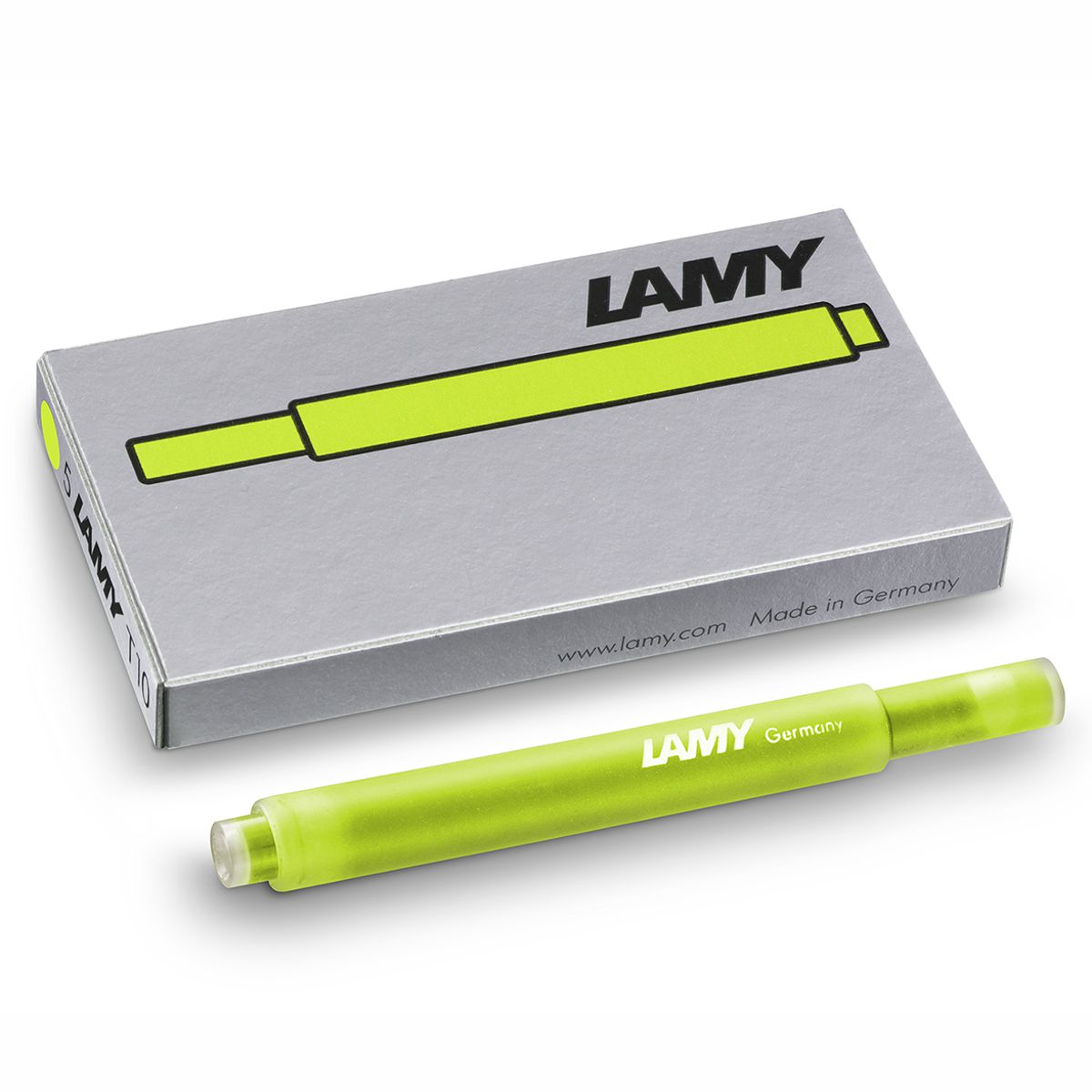 LAMY Tintenpatronen T10 Neon Lime 5 Stück