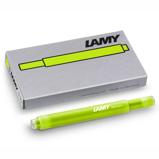 LAMY Tintenpatronen T10 Neon Lime 5 Stück