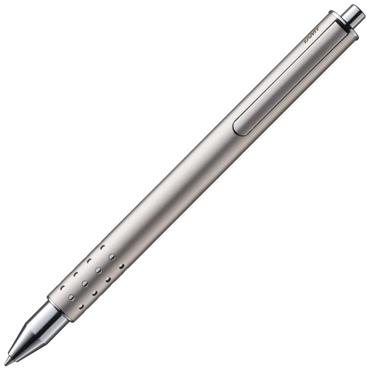LAMY Tintenroller swift 330 palladium matt silber Geschenkset + Echtleder Etui