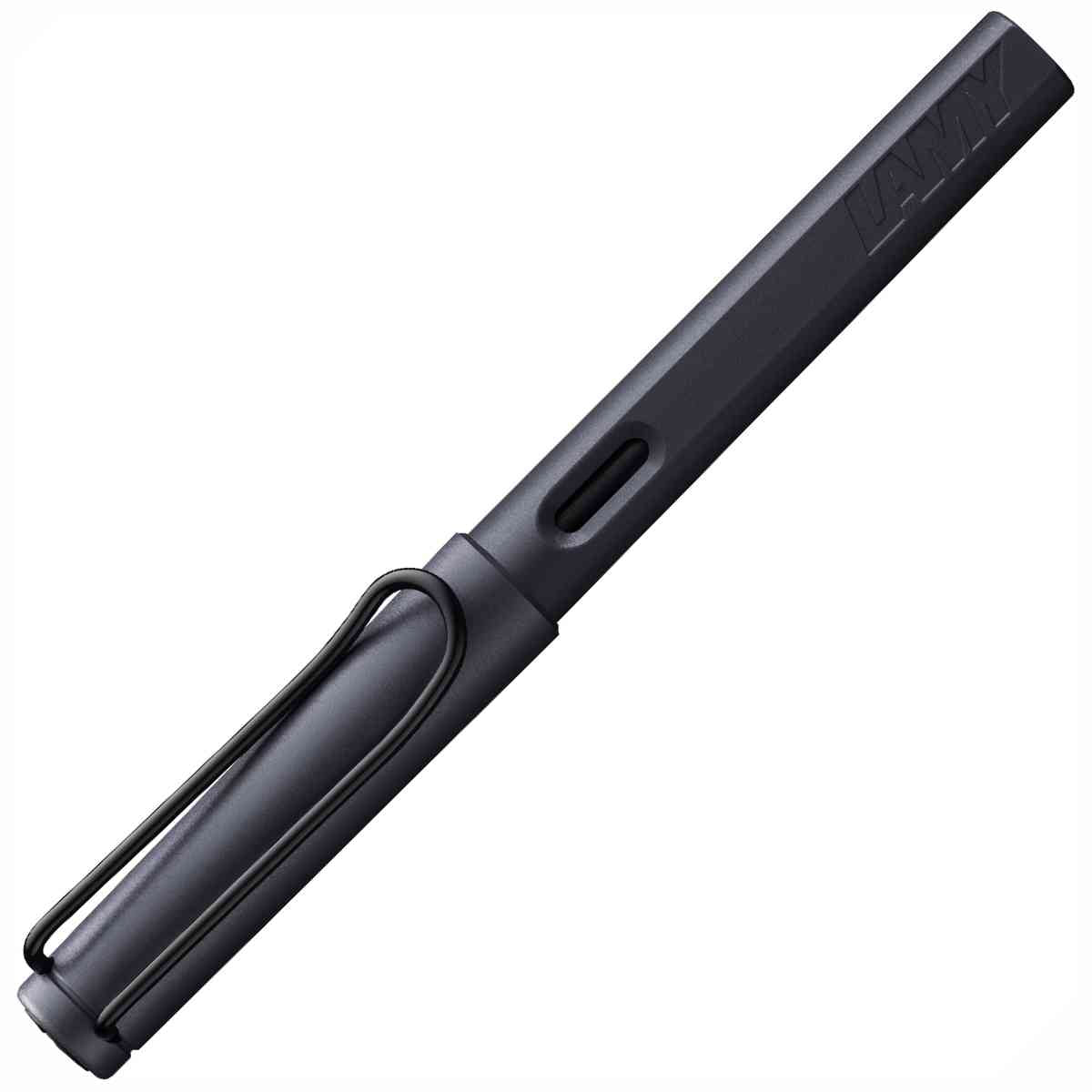 LAMY Füllhalter safari 0E2 steel black Feder M