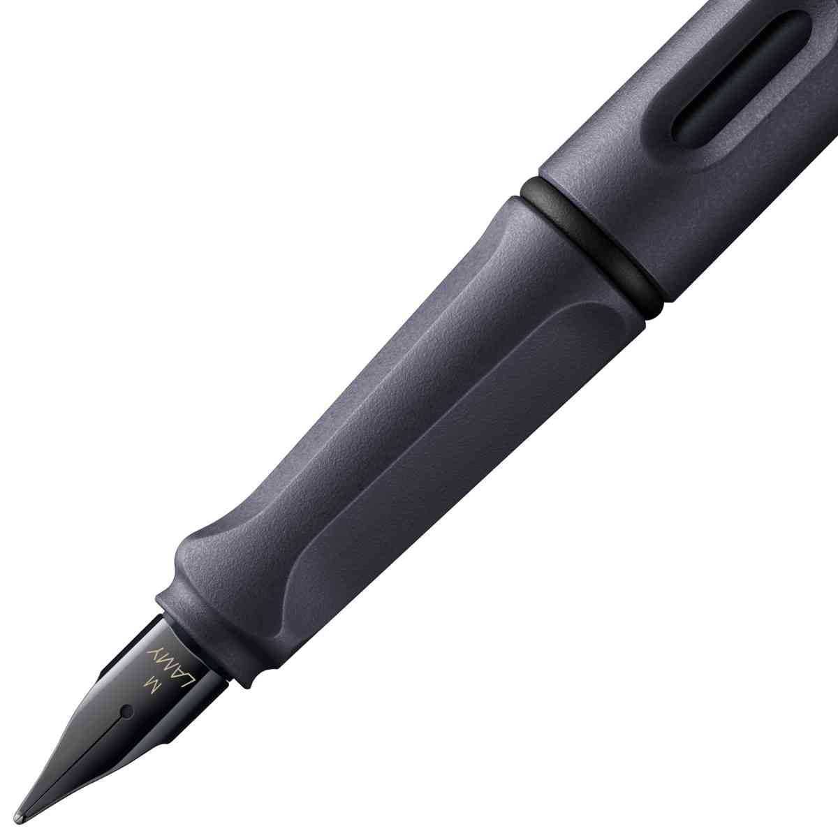 LAMY Füllhalter safari 0E2 steel black Feder M