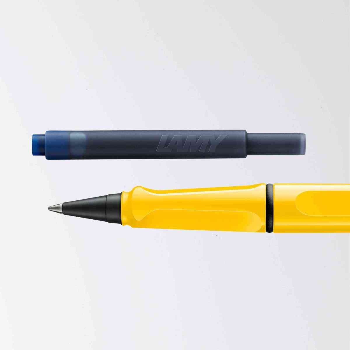 LAMY Tintenroller safari 618 Roll-ink yellow für Tintenpatrone T10