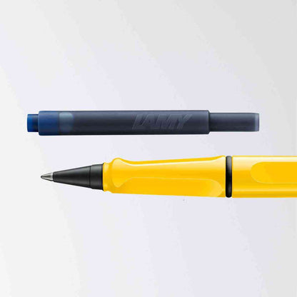 LAMY Tintenroller safari 618 Roll-ink yellow für Tintenpatrone T10