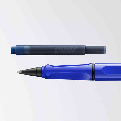 LAMY Tintenroller safari 614 Roll-ink blue für Tintenpatrone T10