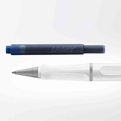 LAMY Tintenroller safari 619 Roll-ink white für Tintenpatrone T10