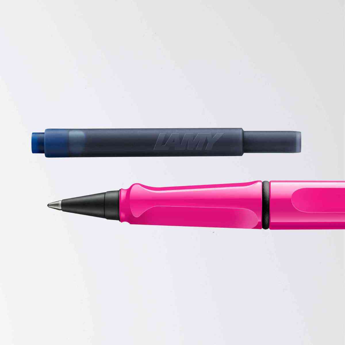 LAMY Tintenroller safari 613 Roll-ink pink für Tintenpatrone T10