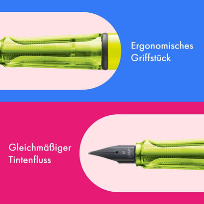 LAMY Füllhalter safari 0C8 neonyellow Feder M