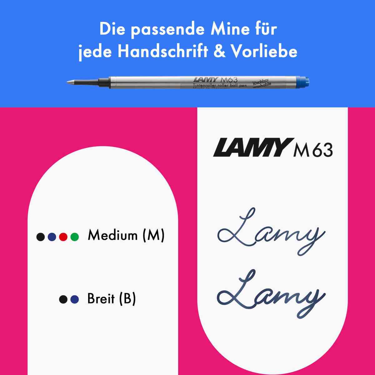 LAMY Tintenroller safari 3C8 neonyellow M63 M black