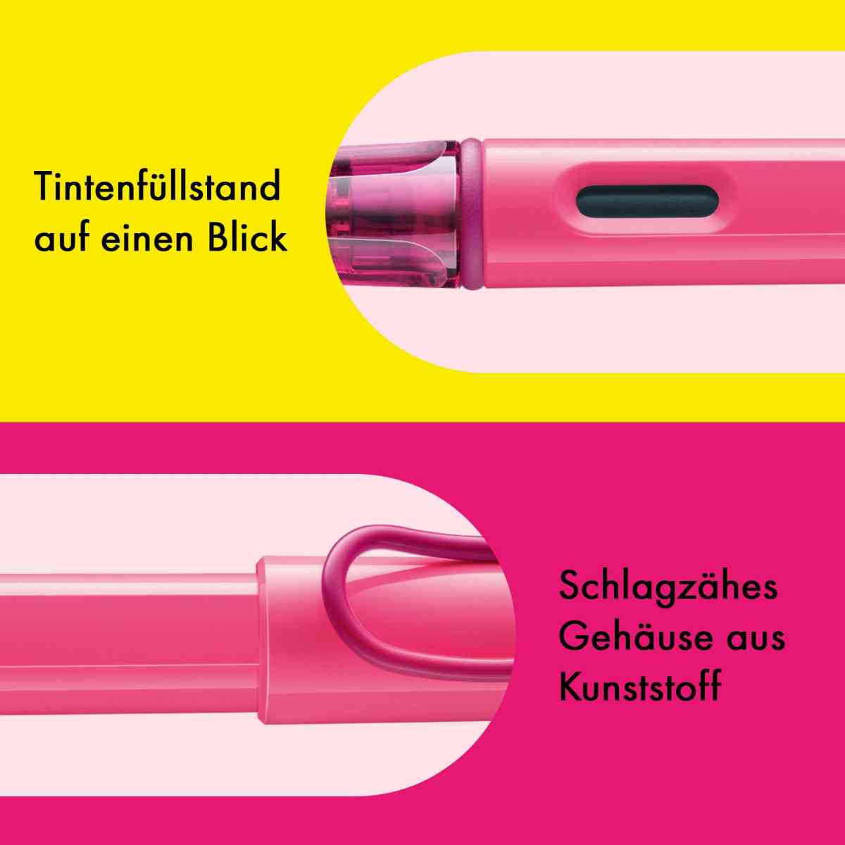 LAMY Füllhalter safari 0C9 neonpink Feder M