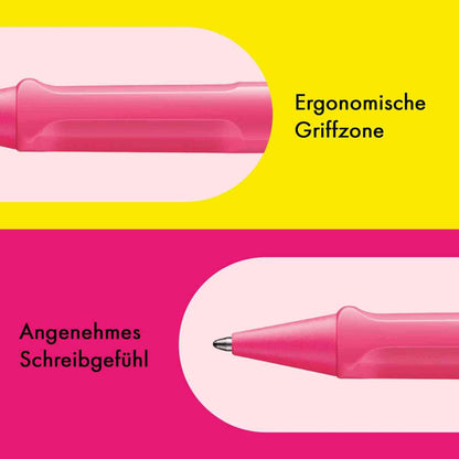LAMY Kugelschreiber safari 2C9 neonpink Mine M16 M schwarz
