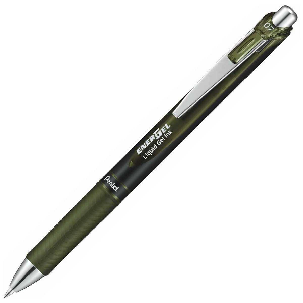 PENTEL Liquid Gelschreiber 07 EnerGel BL77A2 oliv schwarz