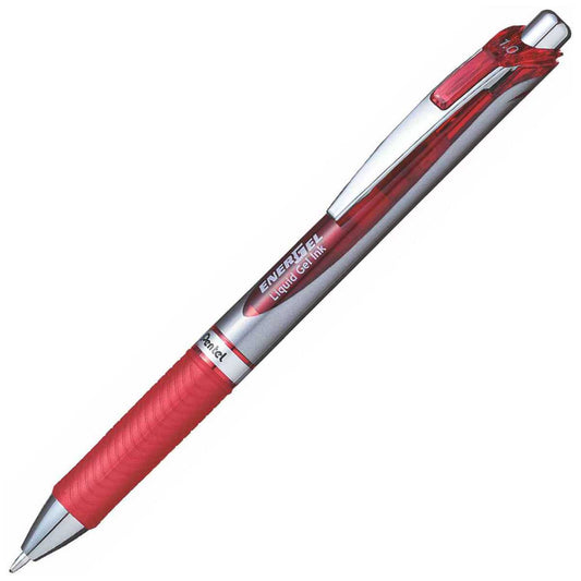 PENTEL Liquid Gelschreiber 10 EnerGel BL80 rot 0,5mm