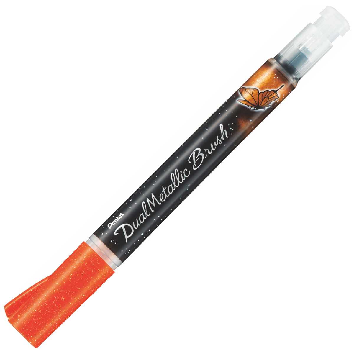 PENTEL Brushpen Dual Metallic XGFH-DFX orange + gelb met.