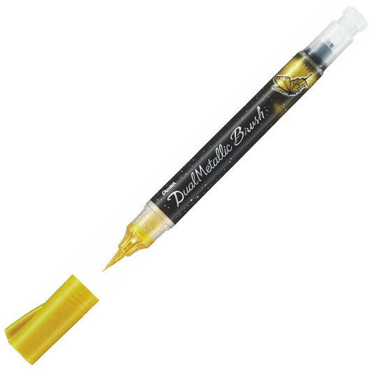 PENTEL Brushpen Dual Metallic XGFH-DXX gold