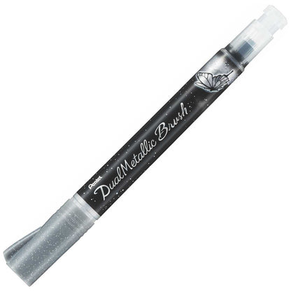 PENTEL Brushpen Dual Metallic XGFH-DZX silber