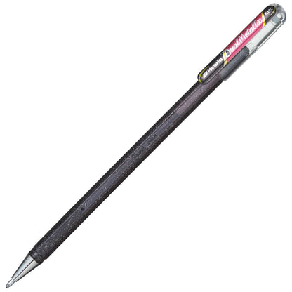 PENTEL Geltintenroller Glitter Dual Metallic 0,5mm schwarz + rot