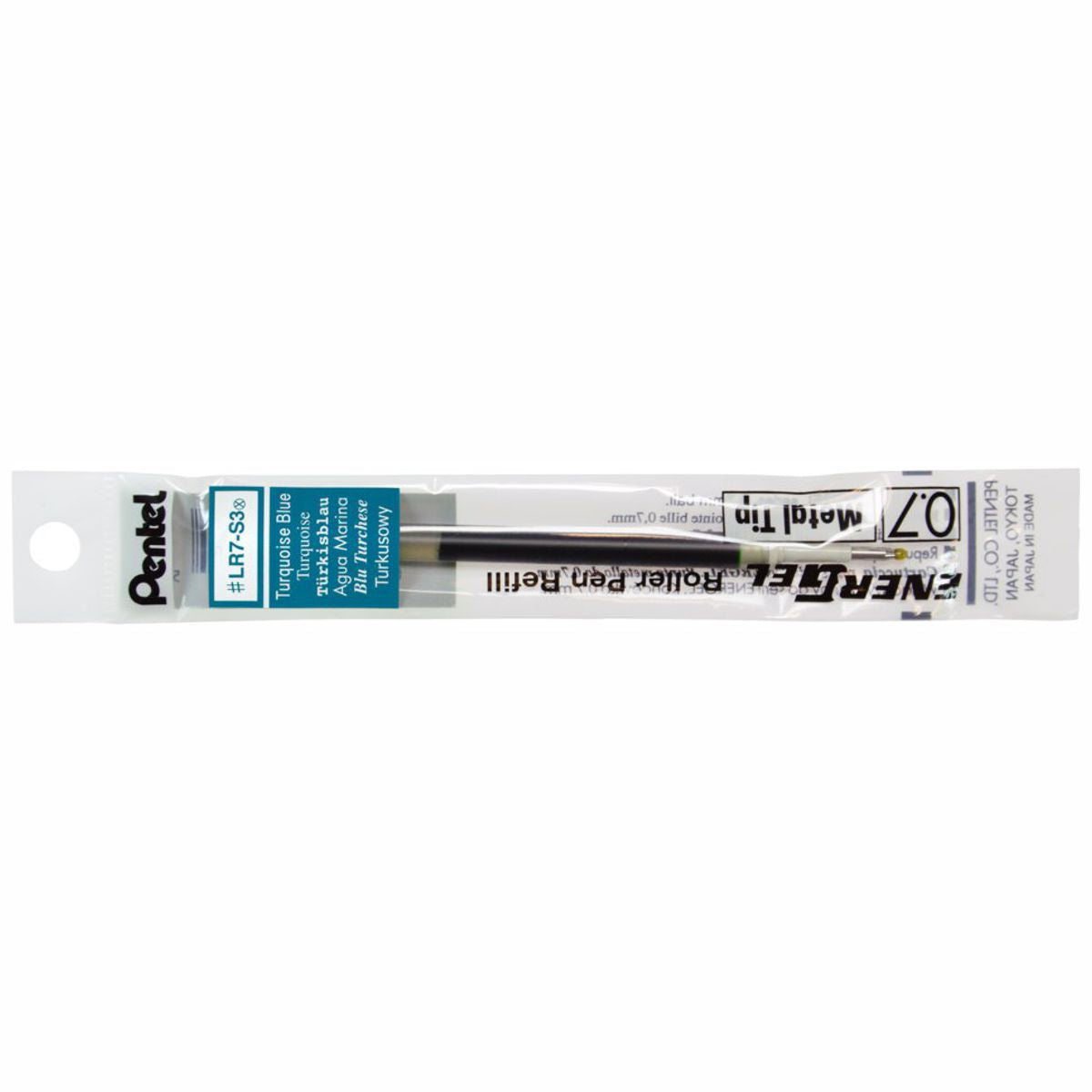 PENTEL EnerGel Nachfüllmine LR7-S3X 0,35mm türkis