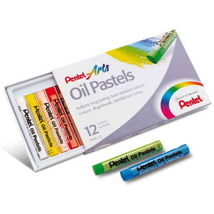 PENTEL Ölpastellkreide PHN-12 PentelARTS im Etui 12 Stück