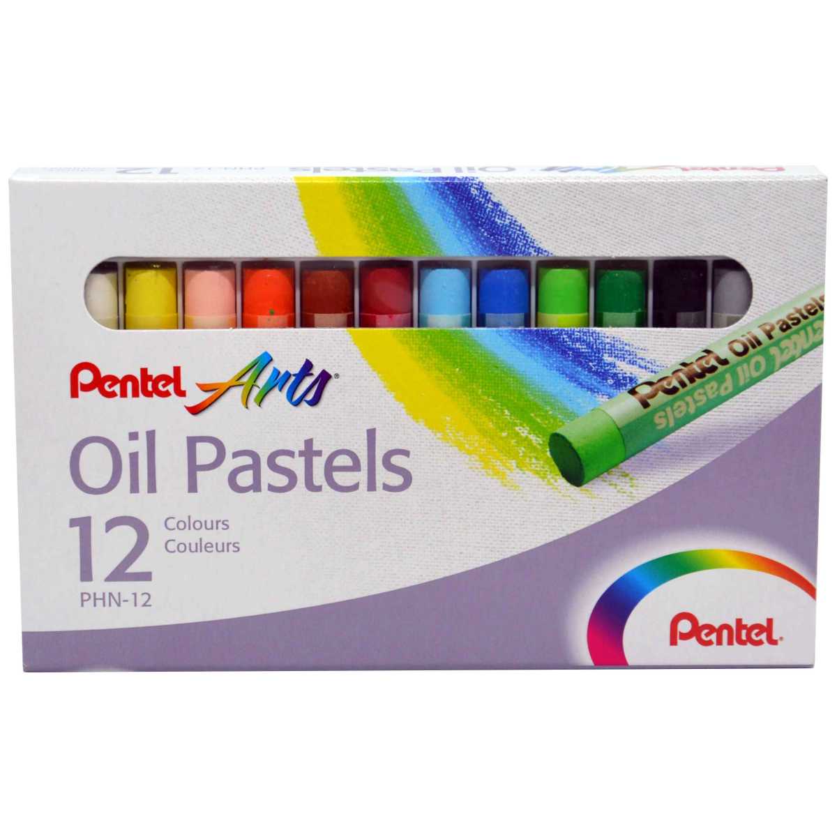 PENTEL Ölpastellkreide PHN-12 PentelARTS im Etui 12 Stück
