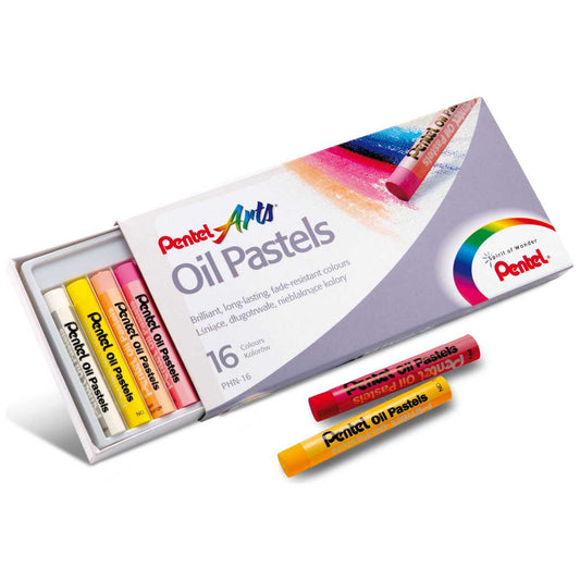 PENTEL Ölpastellkreide PHN-16 PentelARTS im Etui 16 Stück