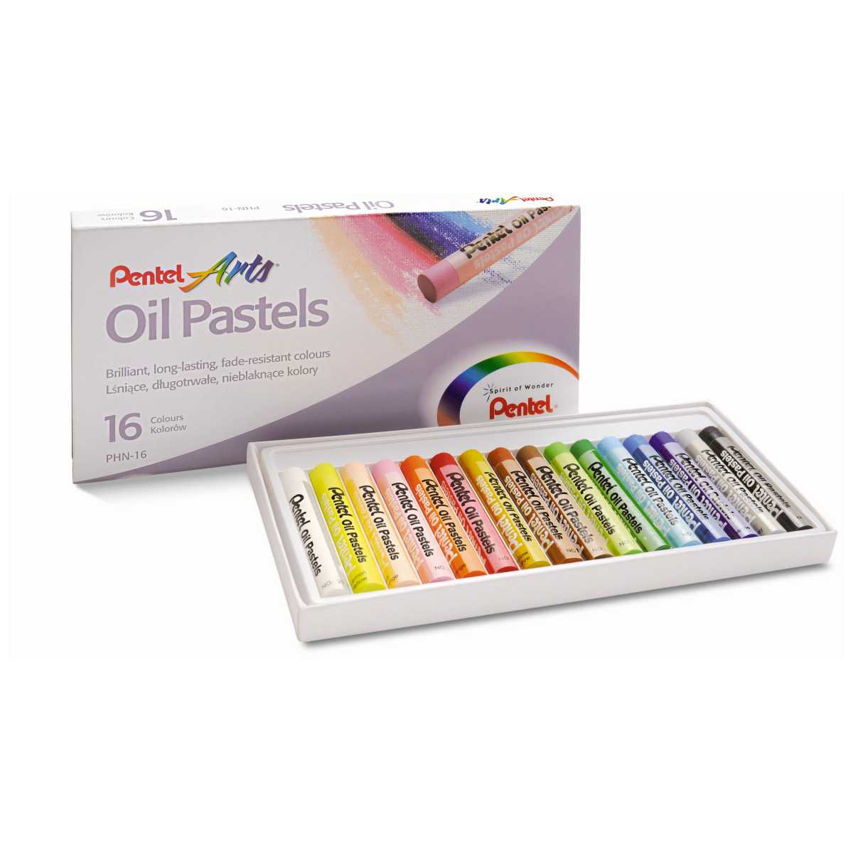 PENTEL Ölpastellkreide PHN-16 PentelARTS im Etui 16 Stück