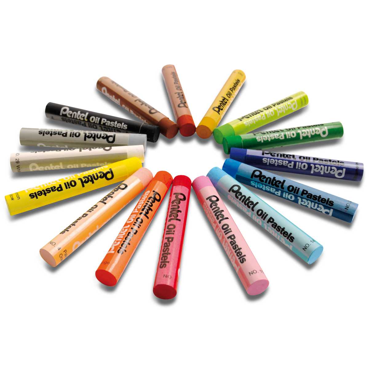PENTEL Ölpastellkreide PHN-16 PentelARTS im Etui 16 Stück