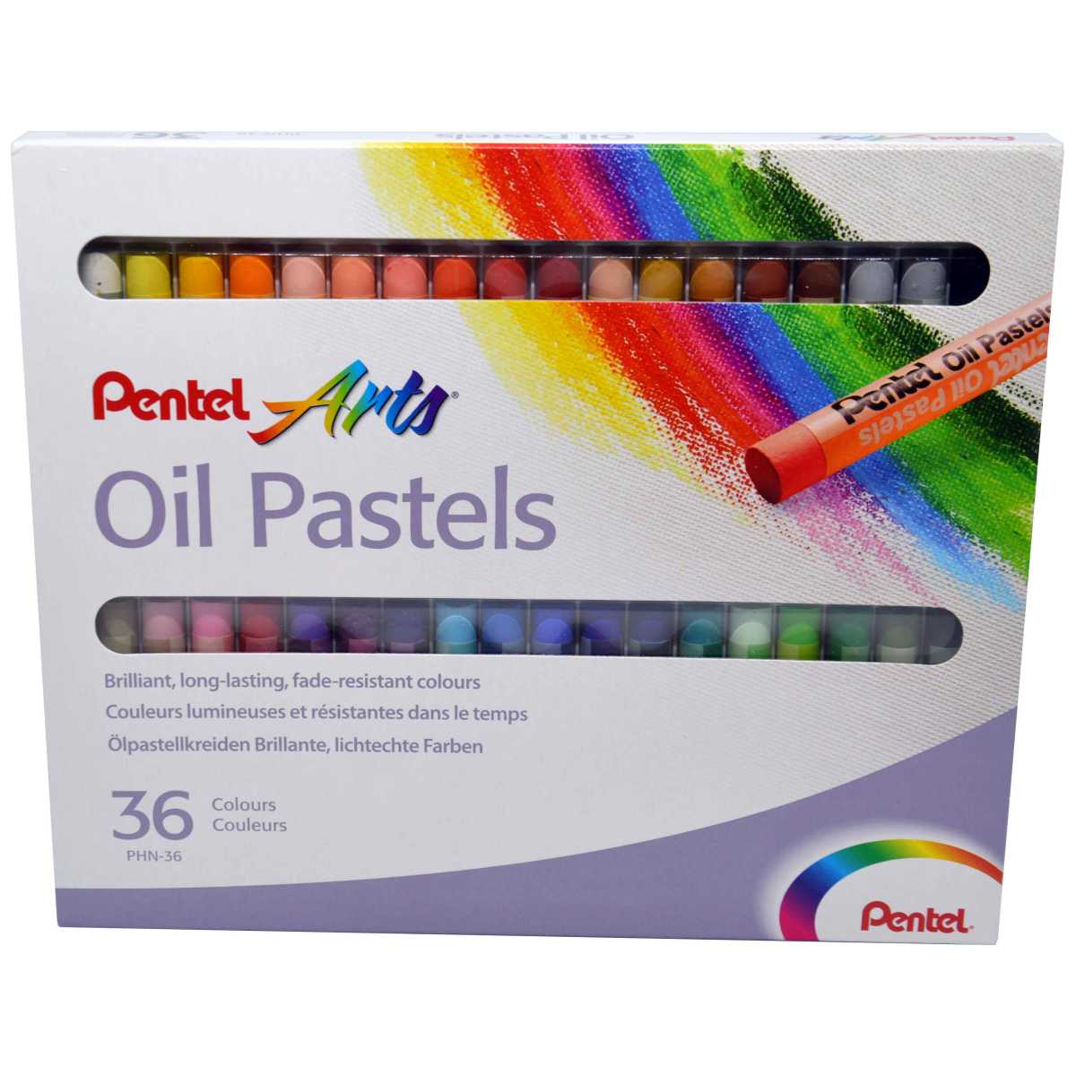 PENTEL Ölpastellkreide PHN-36 PentelARTS im Etui 36 Stück