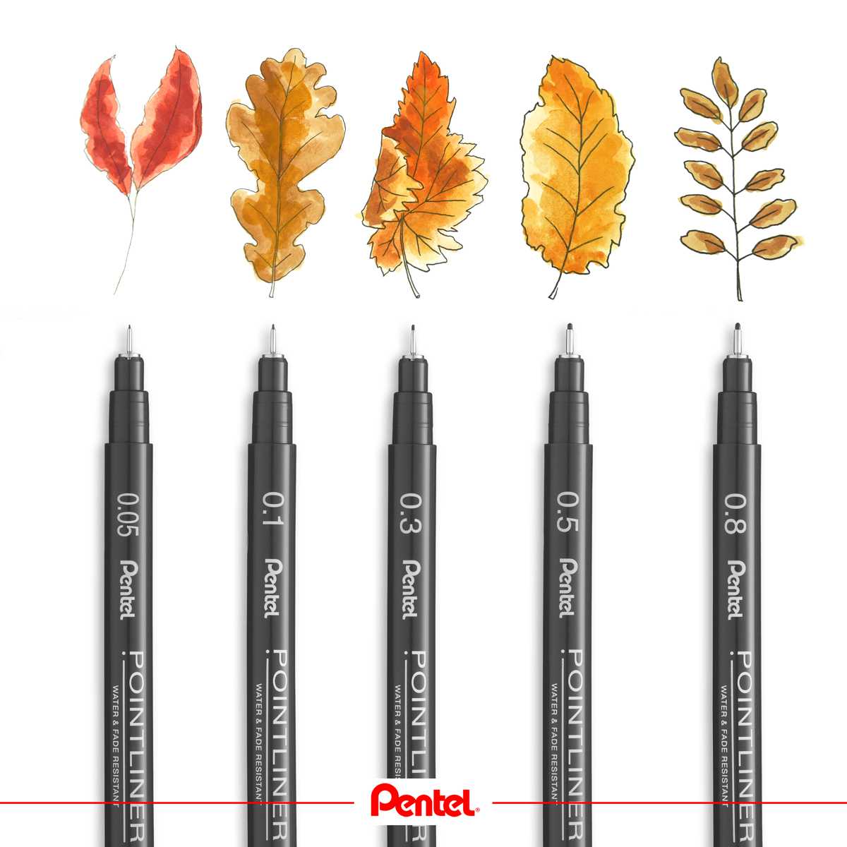 PENTEL Pigmentliner S20P 0,05mm schwarz