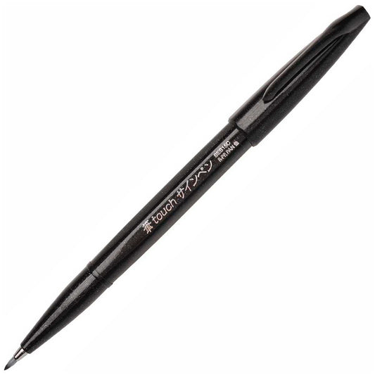 PENTEL Faserschreiber Sign Pen Brush 0,2 - 2,0mm schwarz