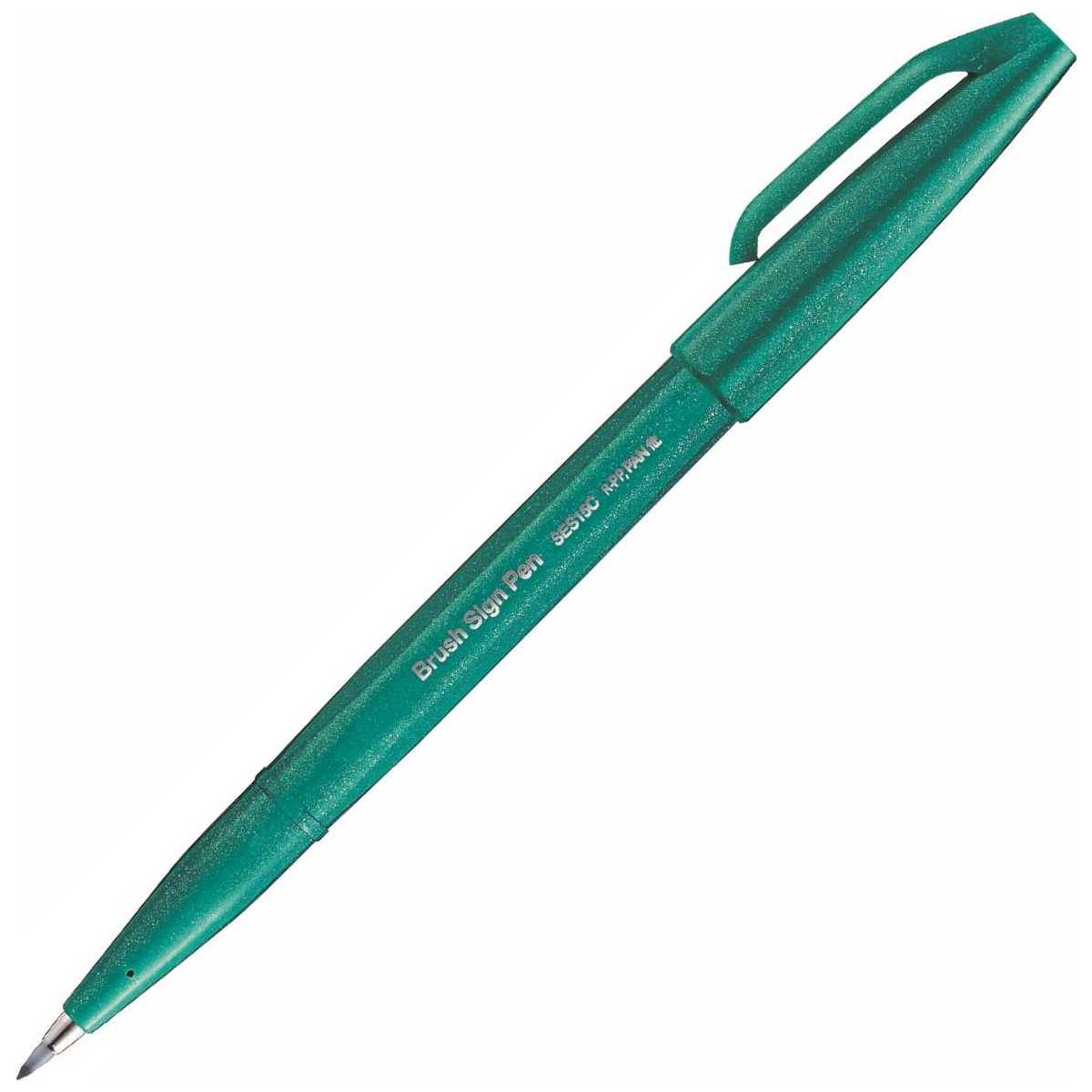 PENTEL Faserschreiber Sign Pen Brush 0,2 - 2,0mm türkis