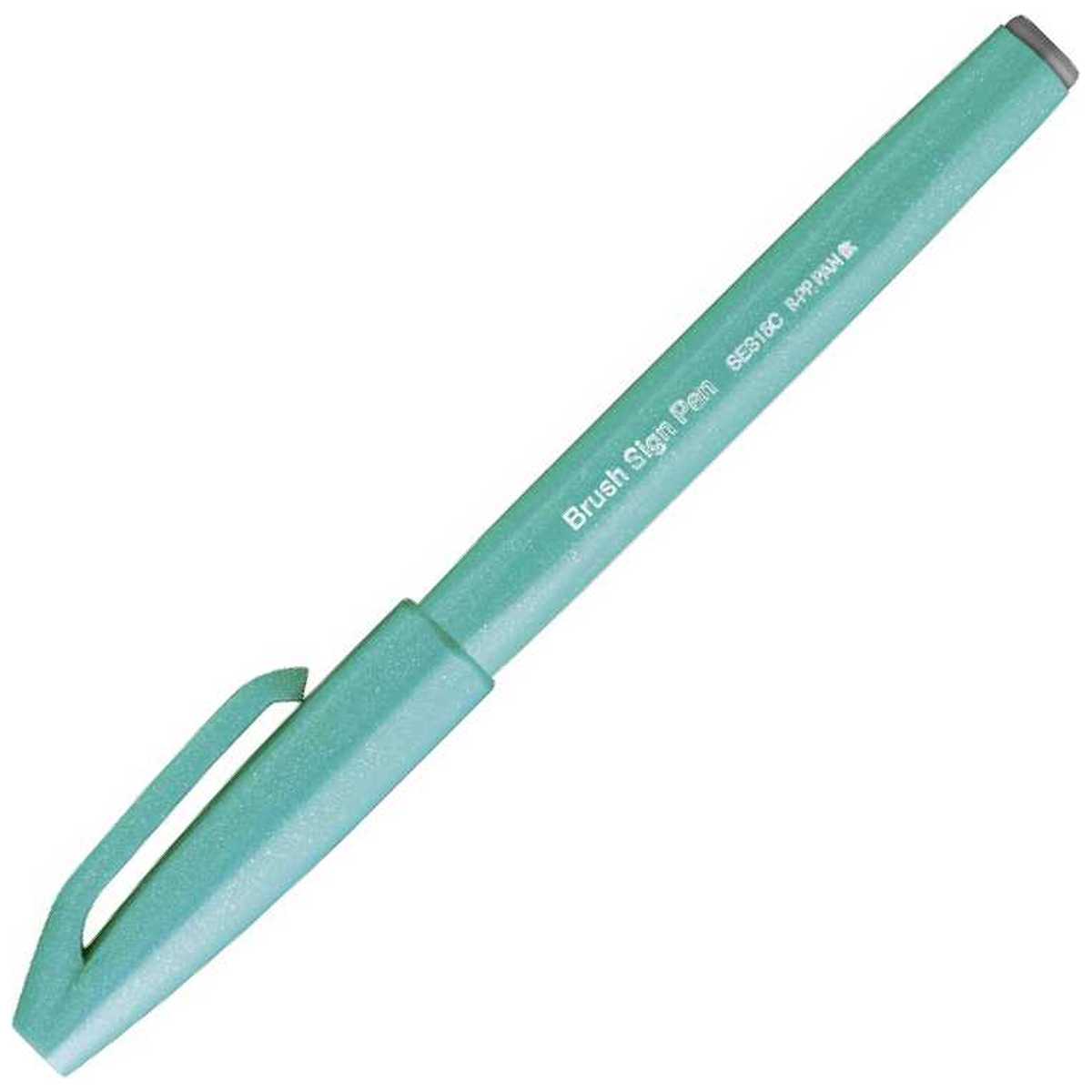 PENTEL Faserschreiber Sign Pen Brush 0,2 - 2,0mm smaragdgrün