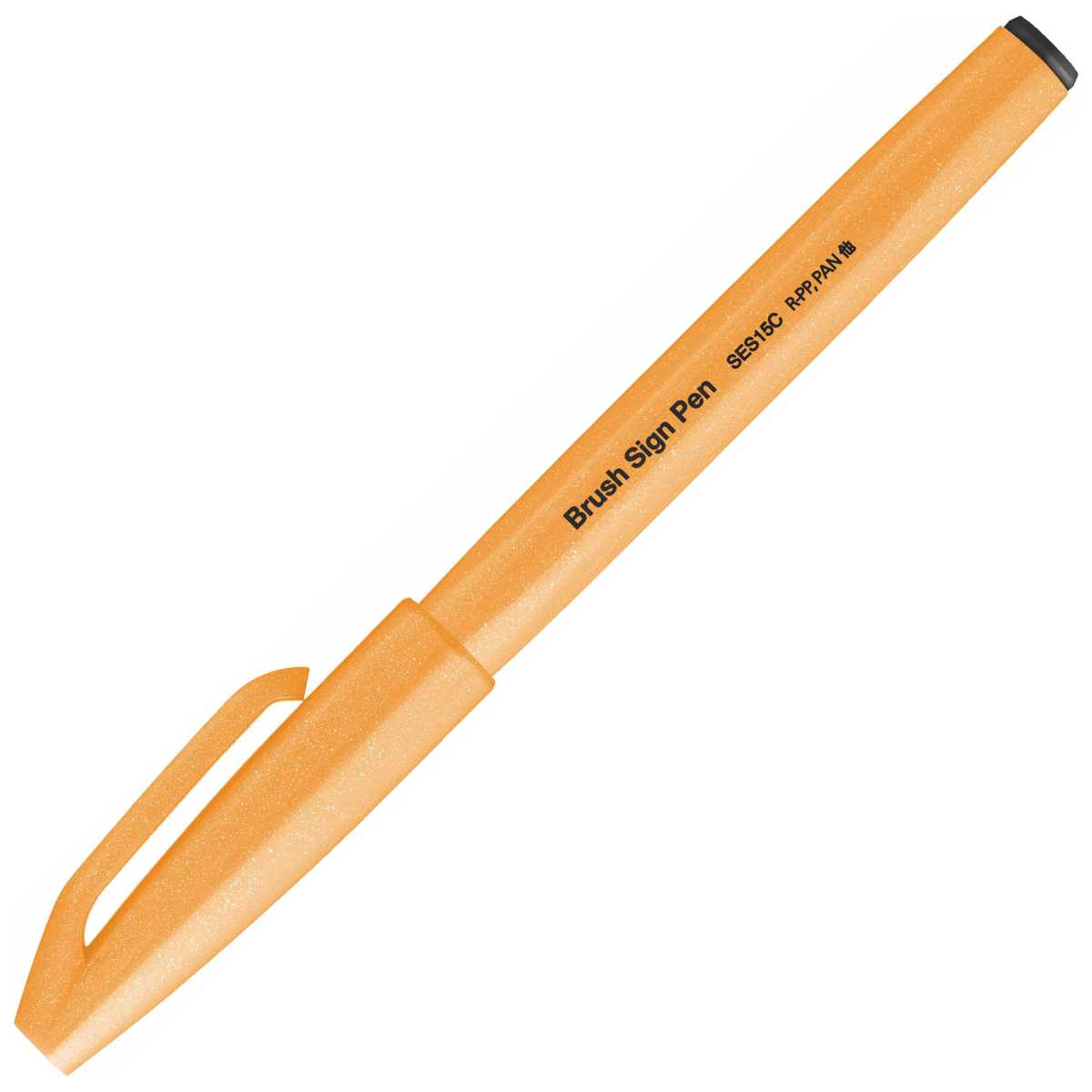 PENTEL Faserschreiber Sign Pen Brush 0,2 - 2,0mm neon-orange